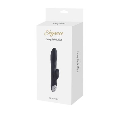 Vibratore G-spot e stimolatore clitorideo Black